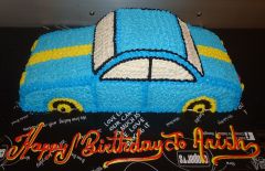 Car shape cake for him